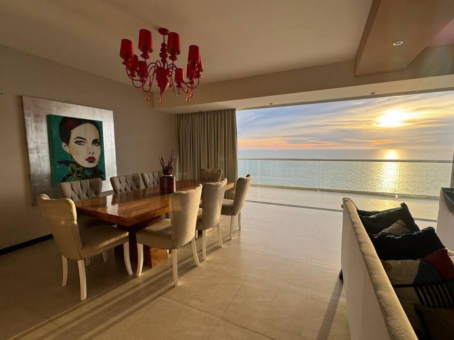 Ferienwohnung Departamento De Lujo Vista Al Mar Piso 15 Mazatlán Exterior foto